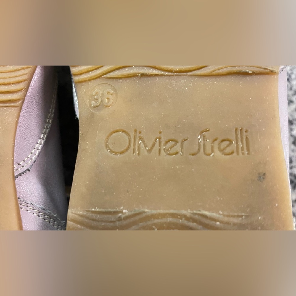 Vintage Y2K Authentic Olivier Strelli Women's Leather Shoes from Belgium 🇧🇪 - Picture 7 of 9